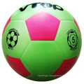 Green Color V-Top Rubber Football for Sporting